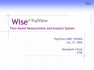 Typical Flow-based Measurement