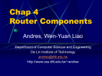 Chap 4 Router Components