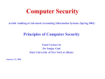 Computer Security - University at Albany