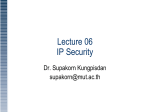 Lecture06: IP Security