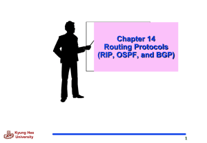 Chapter14 (Unicast Routing Protocols)