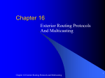 16. Exterior Routing Protocols