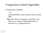 Congestion Control Algorithm - Computer Science and Engineering
