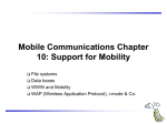 Mobile Communications Chapter 10