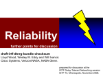 PowerPoint Presentation - Reliability