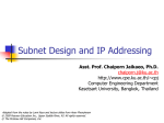 IP Address - Department of Computer Engineering