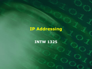 What is an IP address?