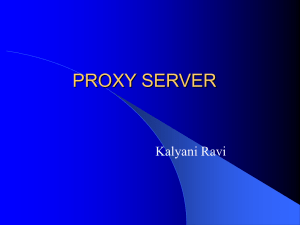 Presentation-Proxy Server