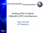 Putting OPC to Work: OSIsoft`s OPC Architecture