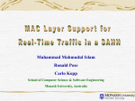 Support for Real-Time Traffic in a SAHN