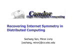 Recovering Internet Symmetry in Distributed Computing