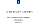 Tunnel Security Concerns