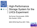 High-Performance Storage System for the LHCb Experiment