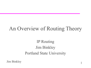 routing concepts and theory