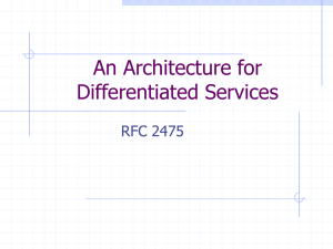 An Architecture for Differentiated Services