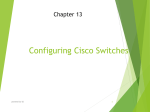 Configuring Cisco Switches