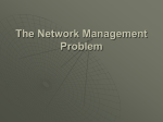 The Network Management Problem