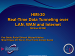 HMI-30 Real-Time Data Tunneling