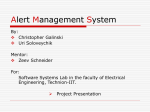 Alert Management System - Networked Software Systems Laboratory