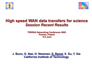 Slides - TERENA Networking Conference 2005