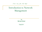 Introduction to network management