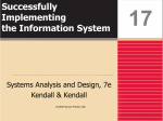 Successfully Implementing the Information System