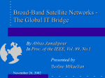 Broad-Band Satellite Networks