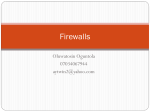 Screened-host firewall
