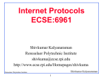 356961: Internet Protocols