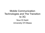 Transition to 3G