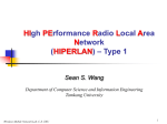 HIgh PErformance Radio Local Network (HIPERLAN) – Type 1