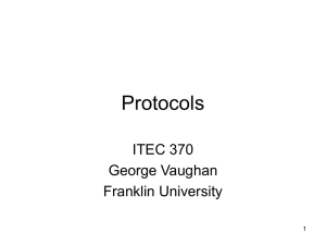 Protocols - Computing Sciences