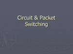 Circuit & Packet Switching