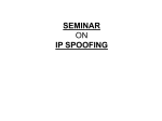 ip spoofing ppt pdf