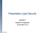 Lecture04: Network Layer Security
