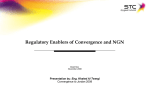 Regulatory Enablers of Convergence and NGN