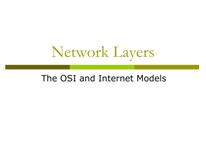 The OSI and TCPIP Models