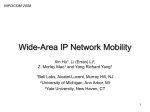 Basic Scheme: Inter-domain Mobility