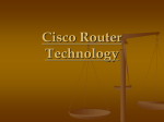 Cisco Router - SlidePapers