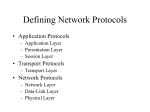 Defining Network Protocols