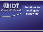 Current IDT Company Presentation