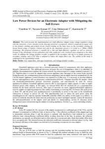 IOSR Journal of Electrical and Electronics Engineering (IOSR-JEEE)