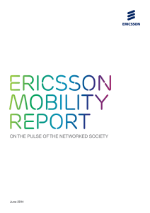 Ericsson  Mobility Report