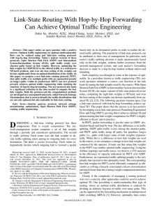 Link-State Routing With Hop-by-Hop Forwarding Can Achieve Optimal Traffic Engineering