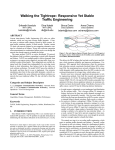 Walking the Tightrope: Responsive Yet Stable Traffic Engineering