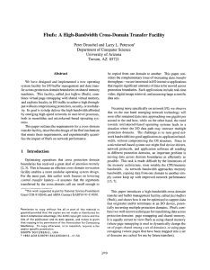 Fbufs: A High-Bandwidth Cross-Domain Transfer