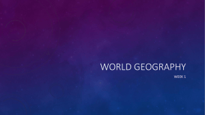 World geography