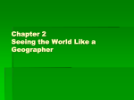 Chapter 2 Seeing the World Like a Geographer