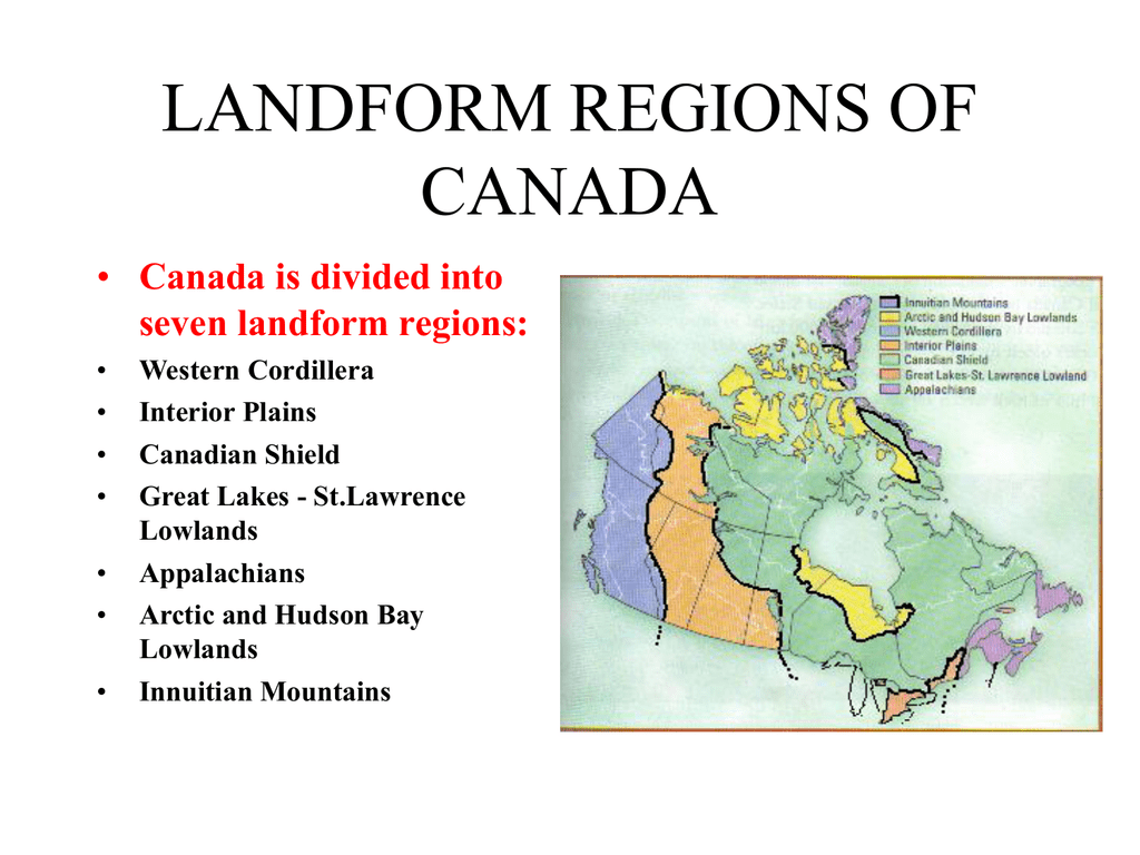 Landform Regions Of Canada Ppt