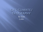 GA’s Climate/ Geography